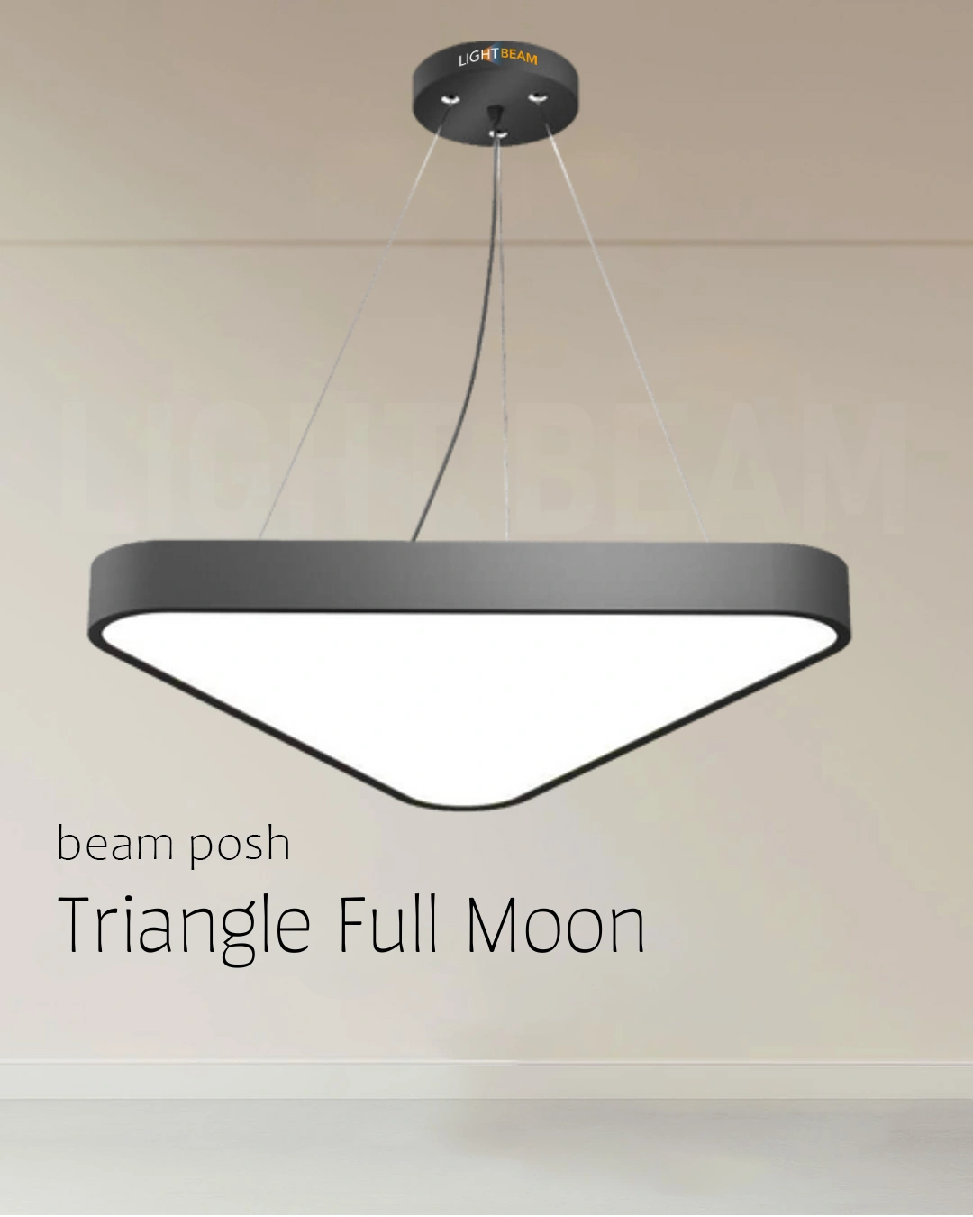 Triangle Full Moon Beam Posh Office Light