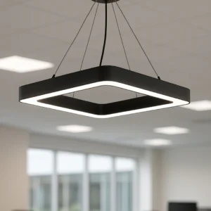 Hollow Square Ring Beam Posh Office Light