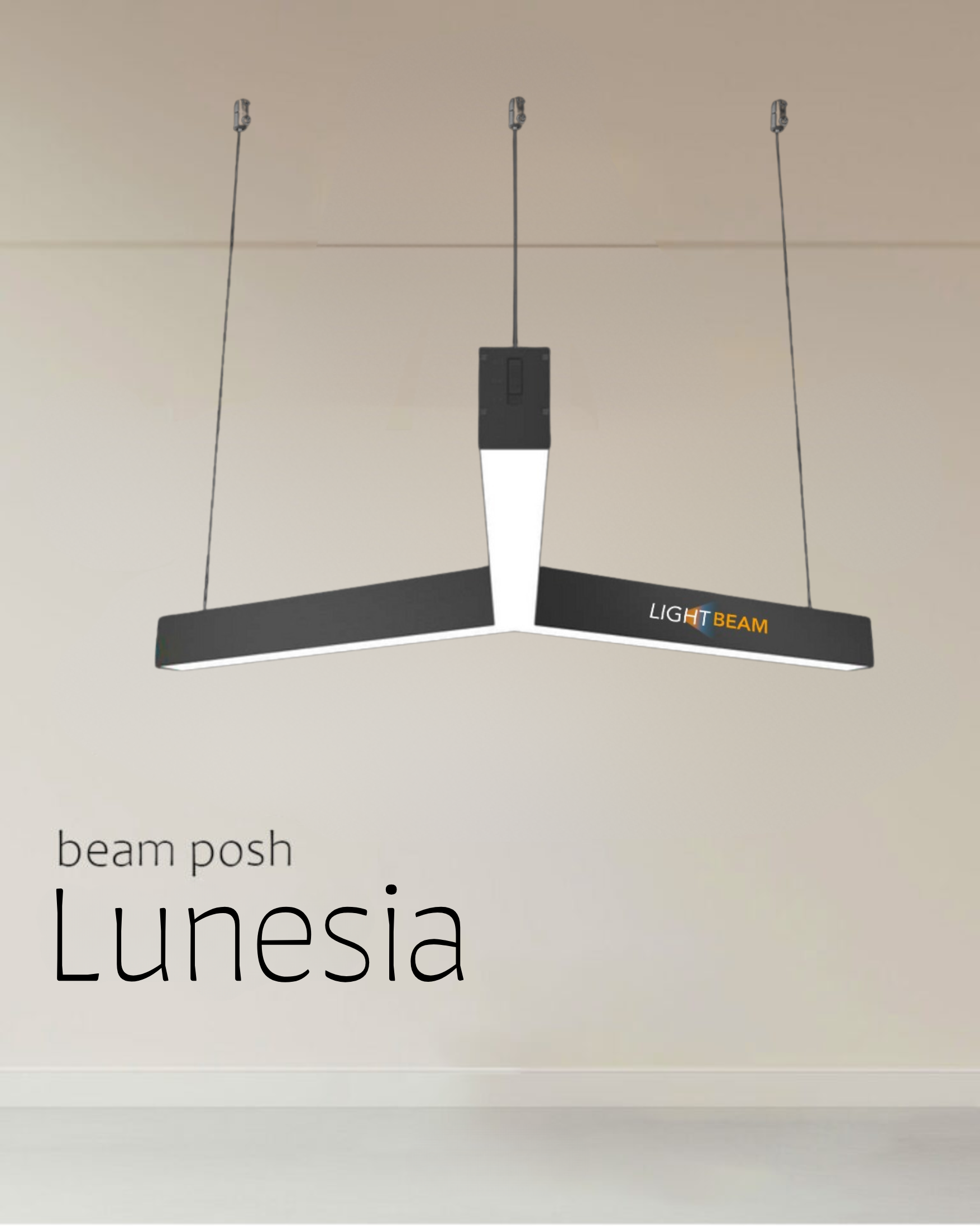 Lunesia beam posh office light