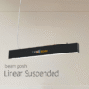 Linear Suspended Office Light.