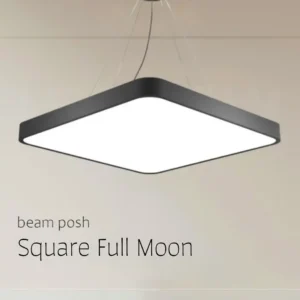 Square Full Moon Beam Posh Office Light