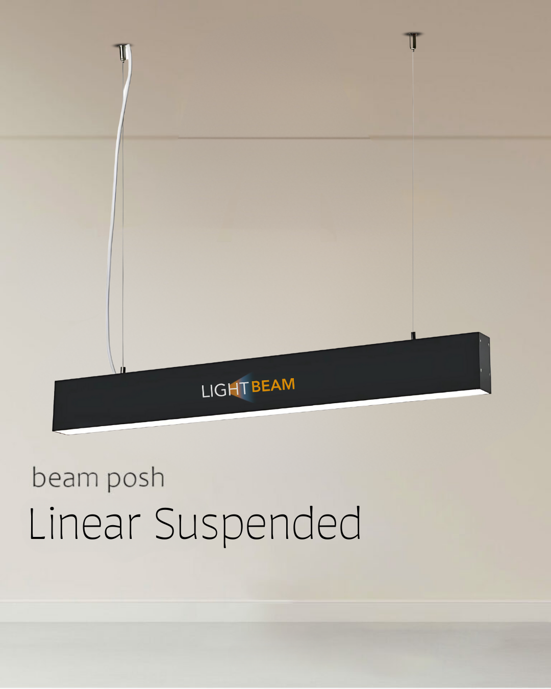 Linear Suspended Office Light.