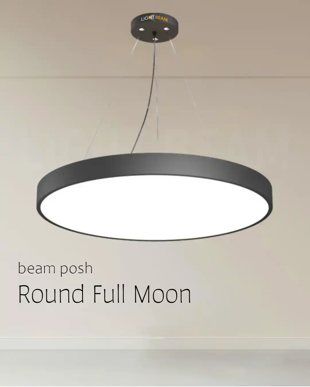 Round Full Moon Beam Posh Office Lights