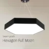 Hexagon Full Moon Beam Posh Office Light