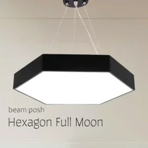 Hexagon Full Moon Beam Posh Office Light
