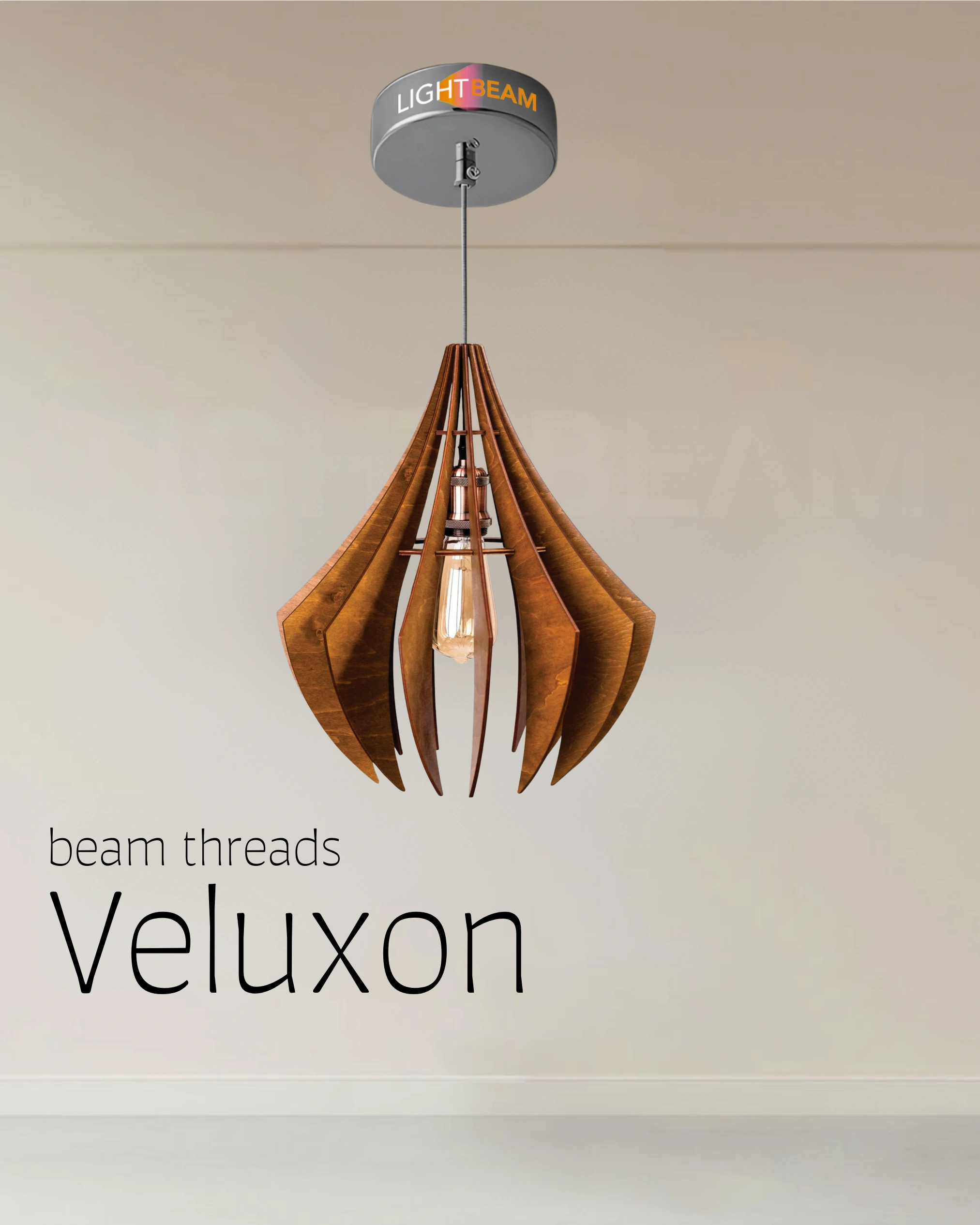 Veluxon Beam Threads Hanging Light