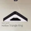 Hollow Triangle Ring Beam Posh
