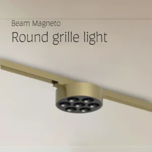 Round grille light Beam Magneto