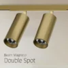 Double Spot Beam Magneto Track Light