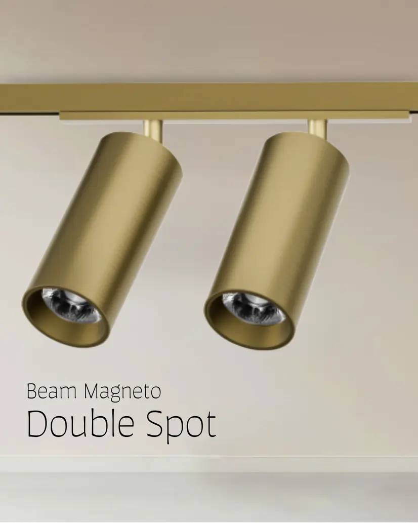 Double Spot Beam Magneto Track Light Double Spot Beam Magneto Track Light