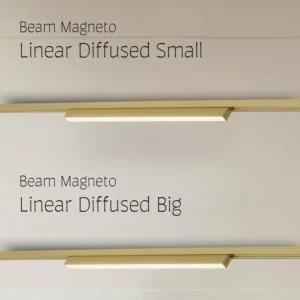 Linear Diffused Beam Magneto Track Light